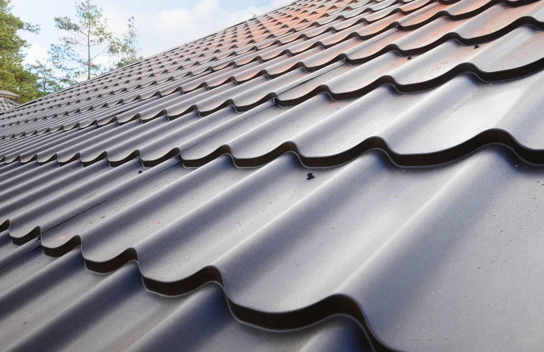 A finished tile roof on a Southwest Florida home